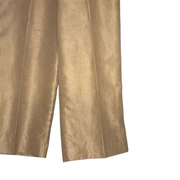 Ruby Rd. Brown Long Sleeve Striped Tunic Size L & Pull On Ankle Pants Size 14P - Picture 9 of 13